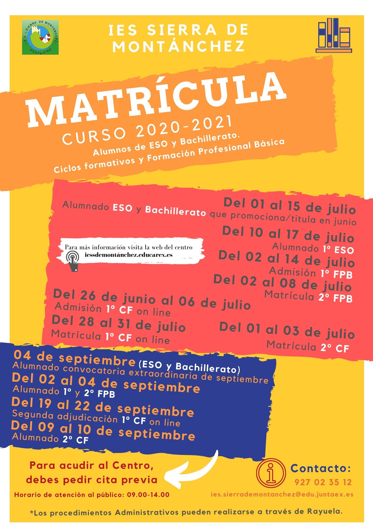 Matricula 2020 2021